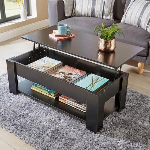 Lift coffee table - up,