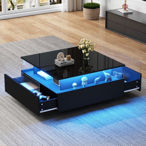 Coffee table with led - table,