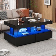 Coffee Table Black High Gloss