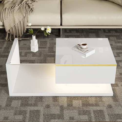 Coffee table with storage - coffee,
