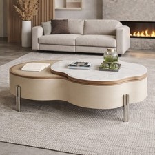 Coffee table with storage lift
