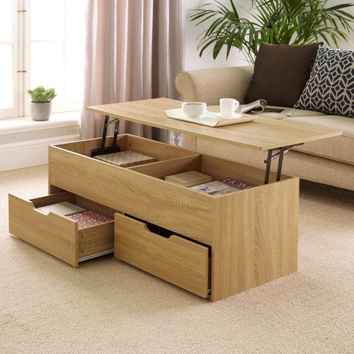 Coffee table with lift top - lift,