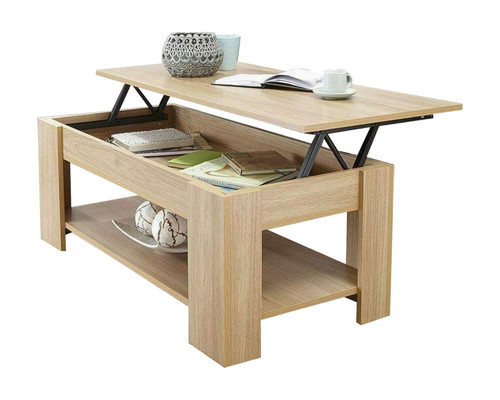 Wooden coffee table - lift, top