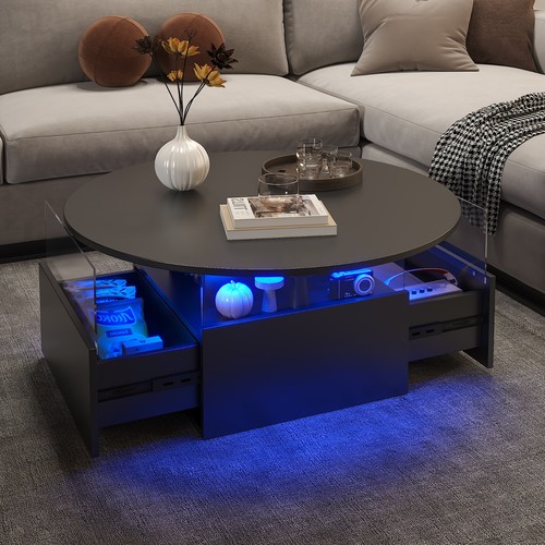 Coffee table with led - coffee,